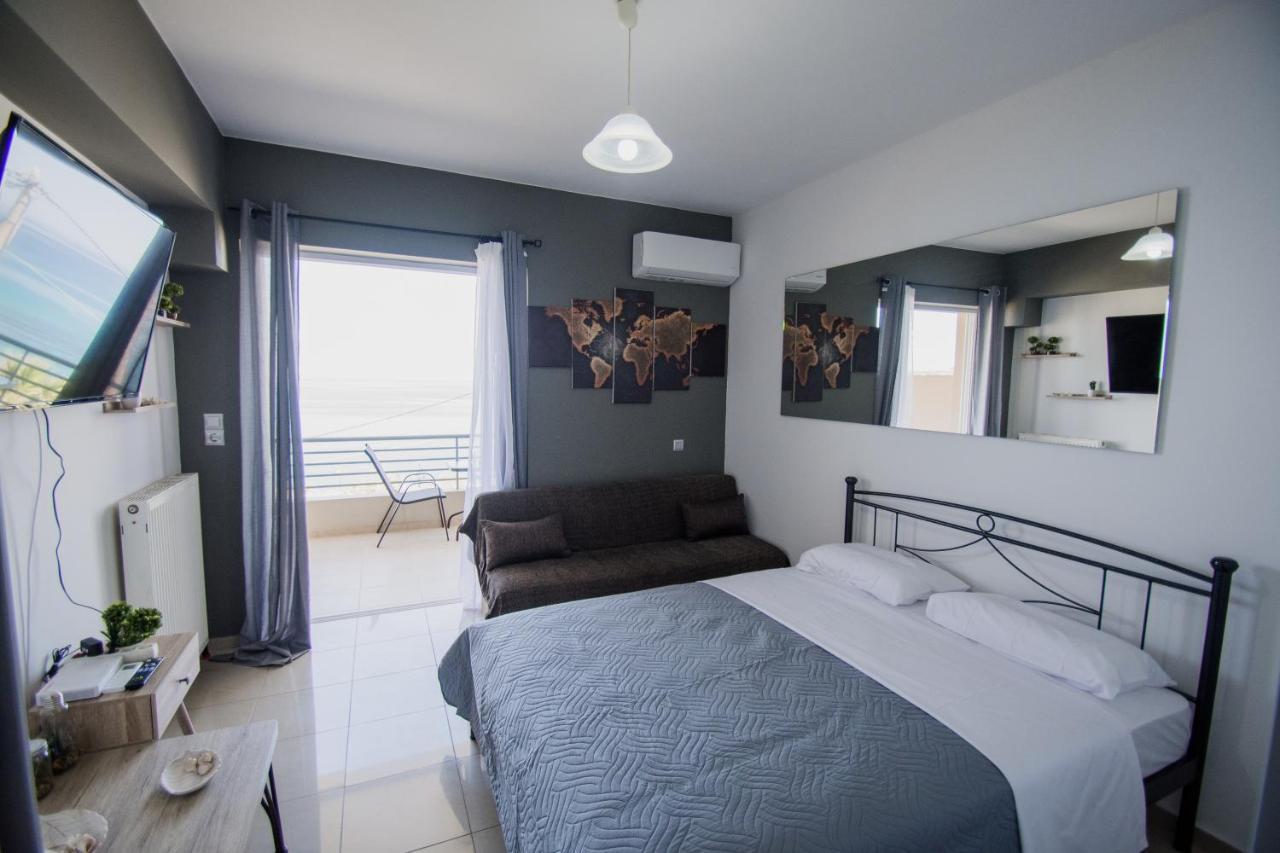 Pavlos Standard Studio With Sea View Retimno Zewnętrze zdjęcie