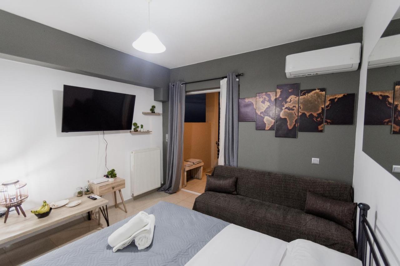 Pavlos Standard Studio With Sea View Retimno Zewnętrze zdjęcie