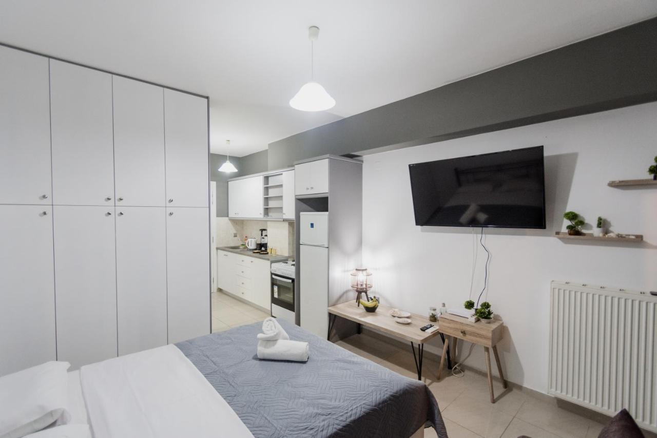 Pavlos Standard Studio With Sea View Retimno Zewnętrze zdjęcie