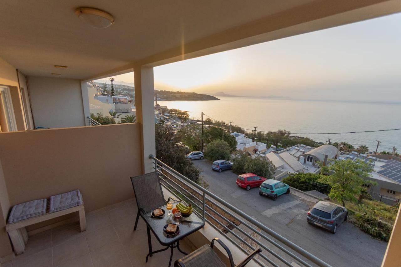Pavlos Standard Studio With Sea View Retimno Zewnętrze zdjęcie